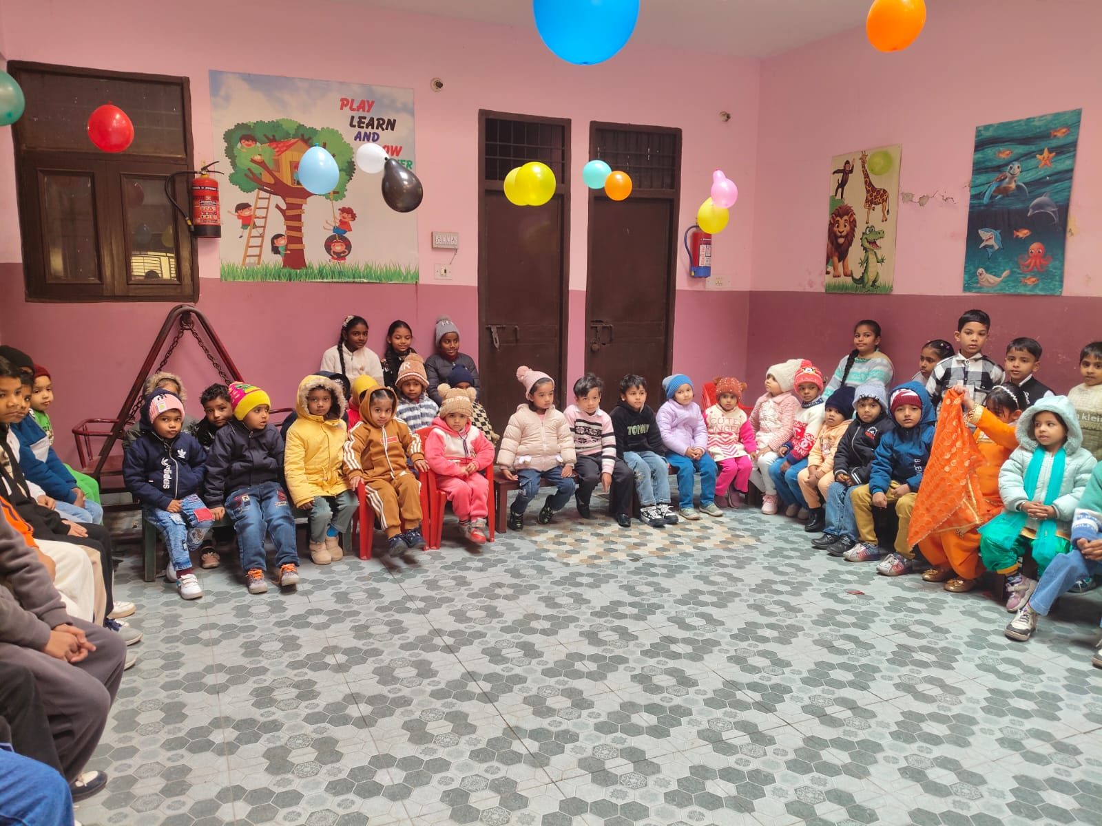 Lohri celebration, SSN Model School