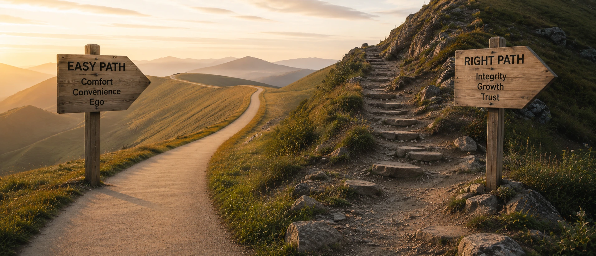 Divide Into Two – Choosing What Is Right