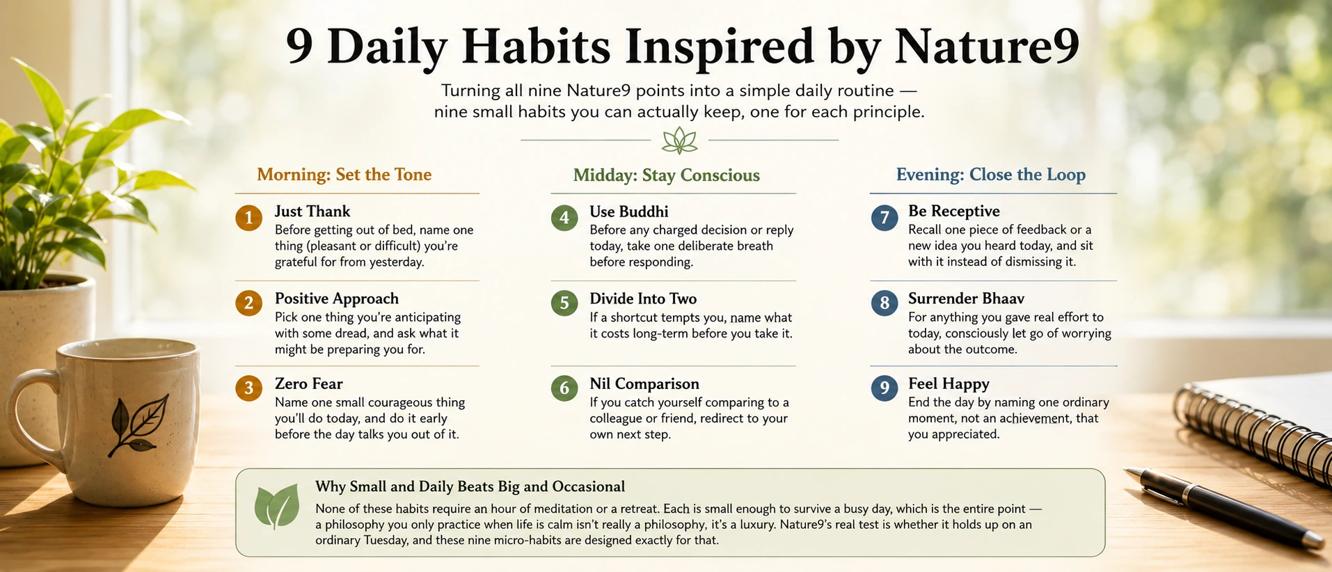 9 Daily Habits Inspired by Nature9